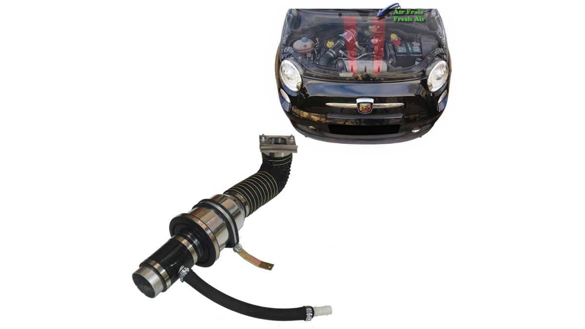 Kit d'admission GREEN spécifique FIAT 500/695 1,4L TURBO TJET ABARTH (180 cv) 11> (DWA205)