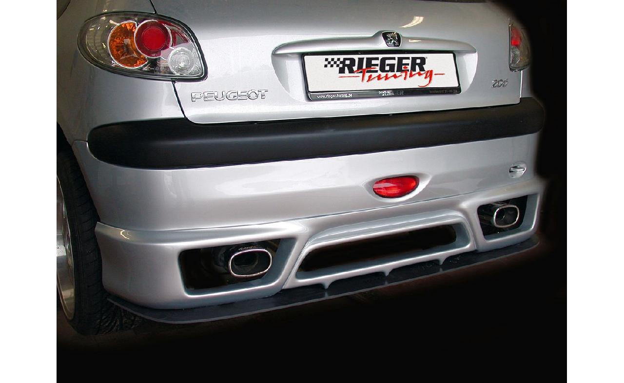 DÉSTOCKAGE RIEGER TUNING Rajout AR INFINITY pour gros pare-chocs pour  Peugeot 206 Rieger