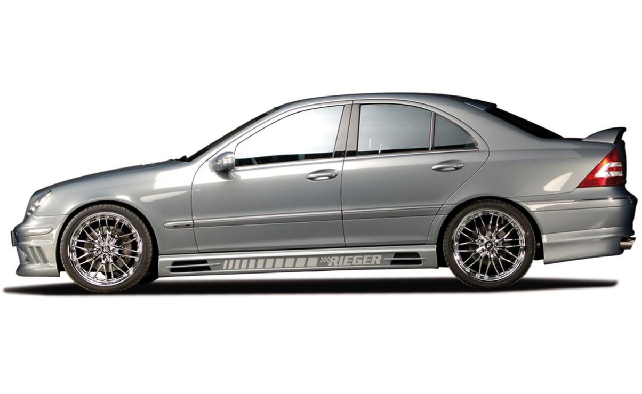 RIEGER TUNING Jeu de bas de caisse RS FOUR pour Mercedes Classe C W203