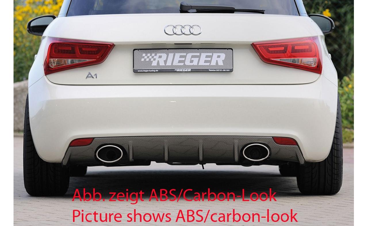 RIEGER TUNING Lèvre Av pour Audi A1 (8X) sauf S-Line Rieger