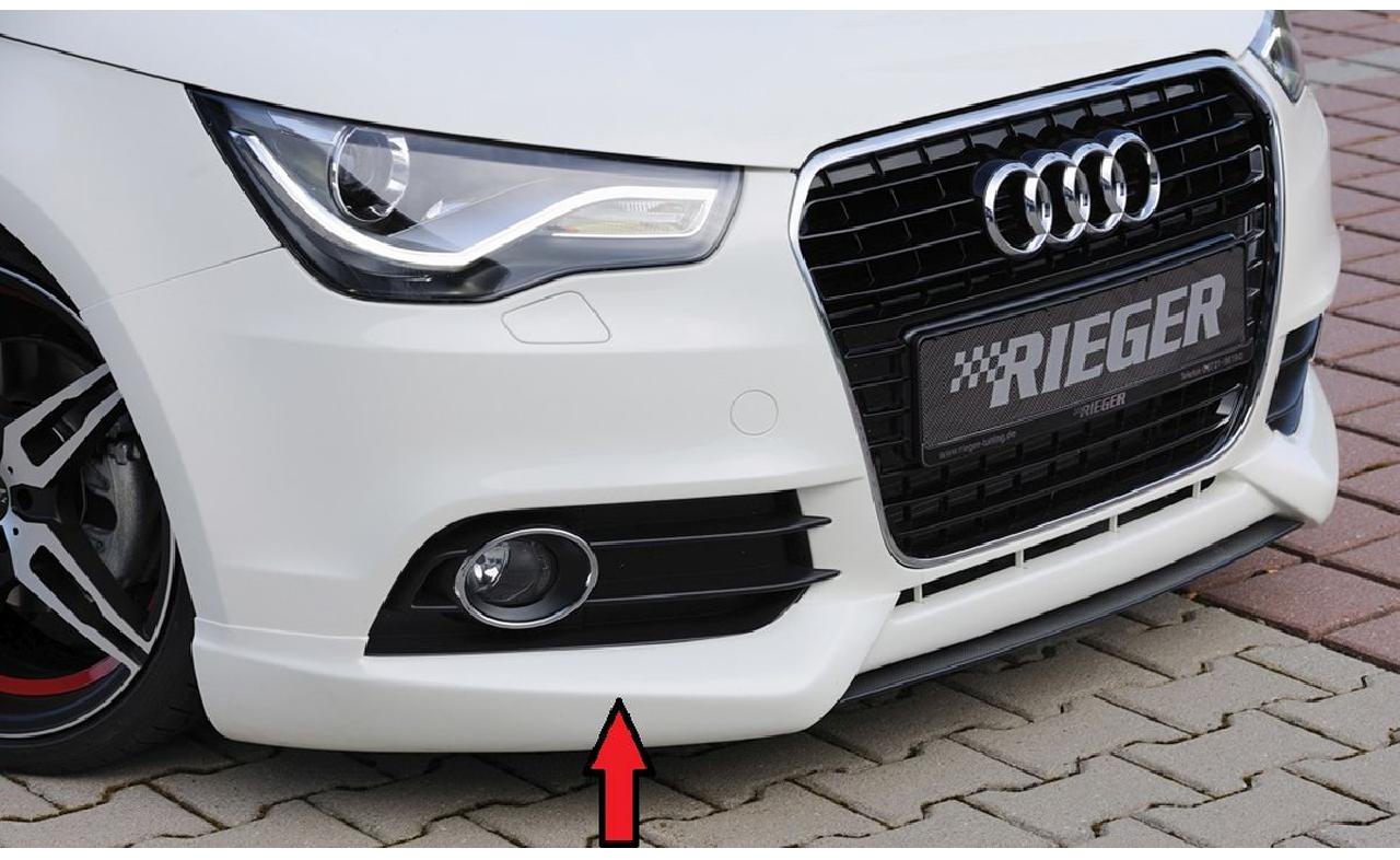 RIEGER TUNING Lèvre Av pour Audi A1 (8X) sauf S-Line