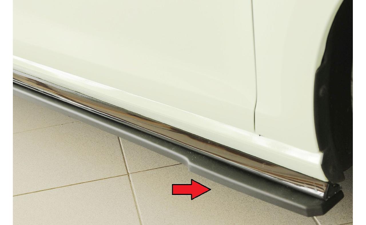 RIEGER TUNING Jeu de lame de bas de caisse en ABS (19mm)pour pour VW GOLF 7  R /R-Line après facelift (02/2017)
