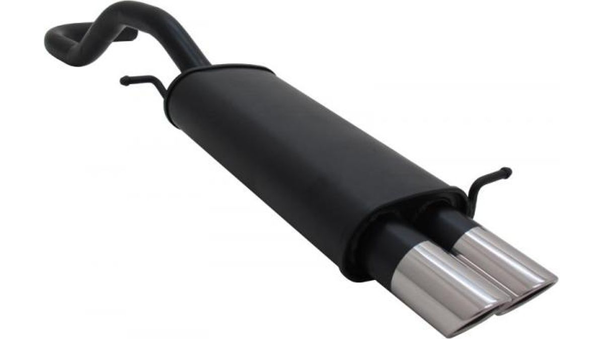 ÉCHAPPEMENT SPORT INOX Silencieux 102mm Rond Réseau Avec Absorbeur Universel EUR 87,41 - FR