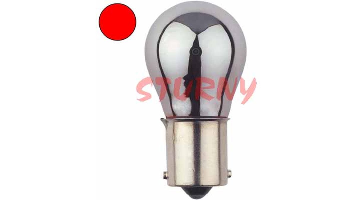 Jeu d'ampoules Chrome éclairage Rouge (BA15S)
