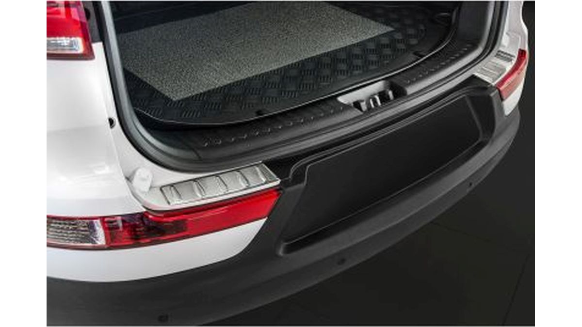 Teileplus24 L776 Protection De Seuil De Coffre V2A INOX Pour