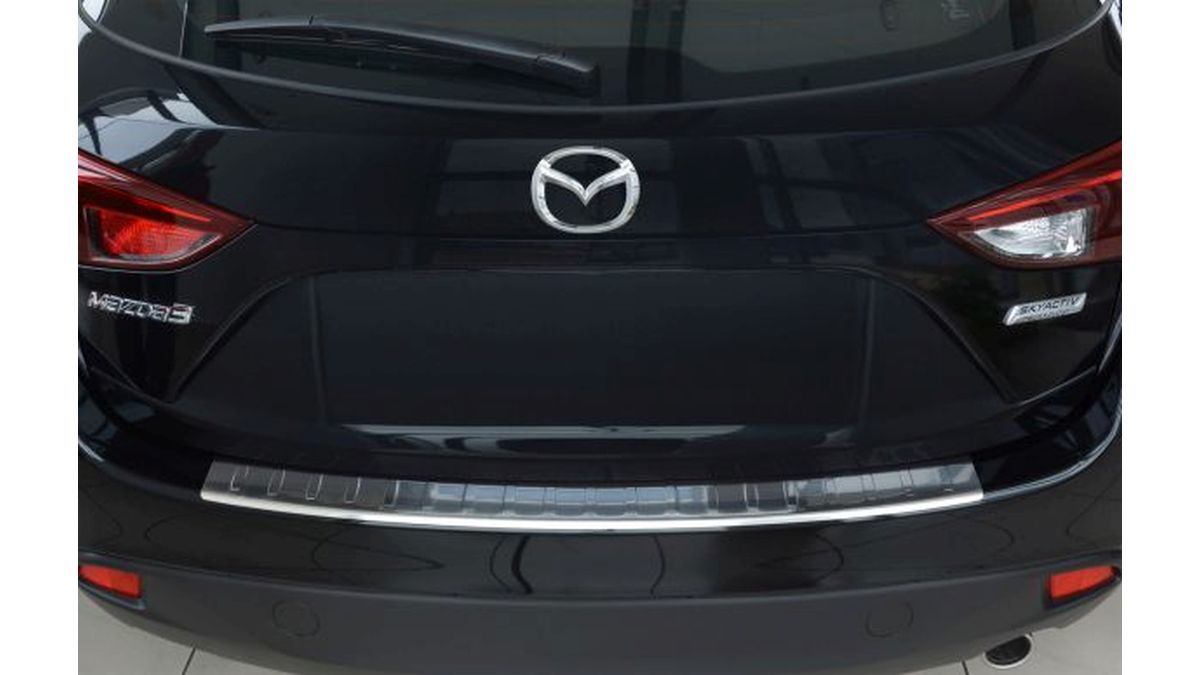 Protection Seuil De Coffre Mazda CX-5 II 2017+ – Acier Inox Chromé, Anti-Rayures Et Sur-Mesure
