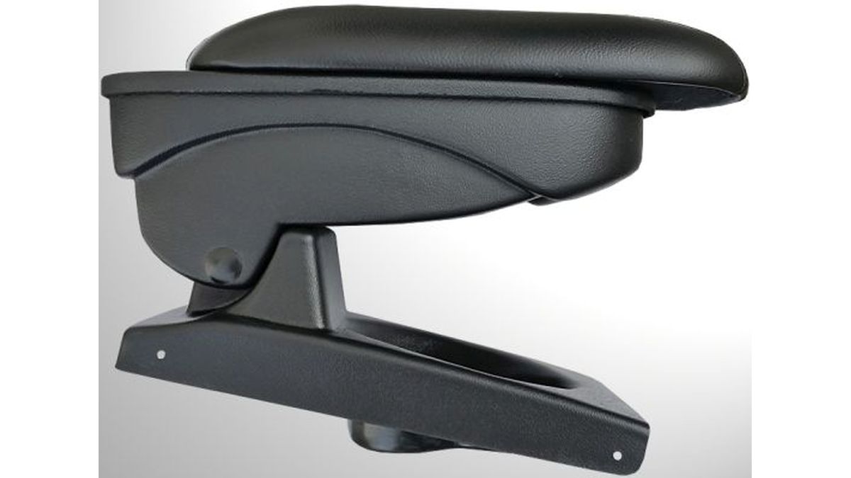 Accoudoir Central Universel Pour Voiture Toyota Auris, Aygo, Avanza - Chrome Noir - Simili Cuir - Neuf