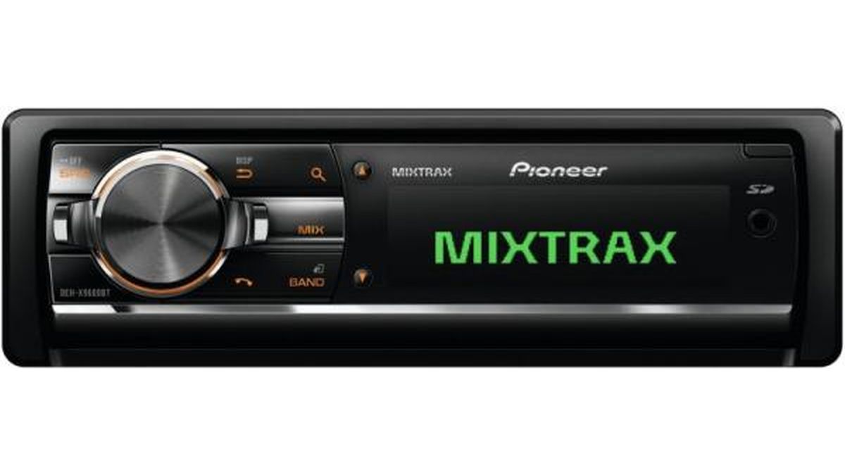 PIONEER Autoradio CD, 2x USB, SD, AUX, iPod, Android (MPT), Bluetooth