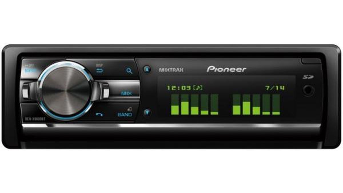 PIONEER Autoradio CD, 2x USB, SD, AUX, iPod, Android (MPT), Bluetooth