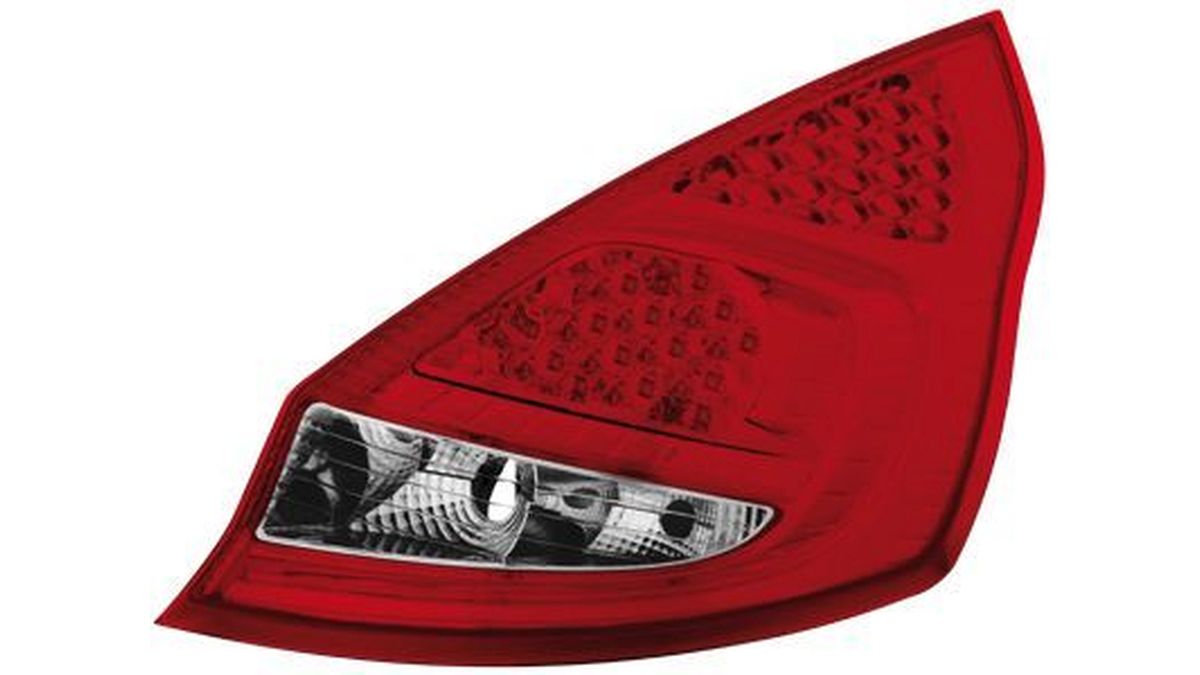 Paire De Feux Arrière LED Pour Ford Fiesta IV (1995-2002) - Chrome Pilot - NEUF