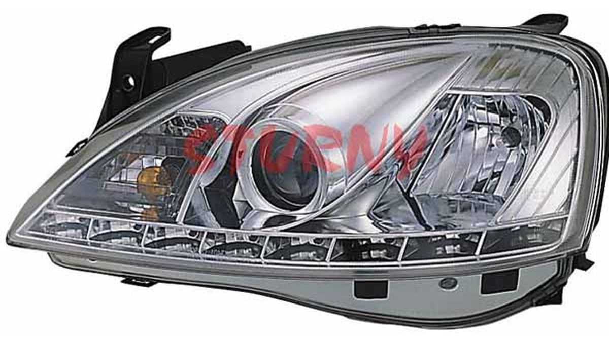 optique opel corsa e 2014 droit x15 noir avec moteur main image 1