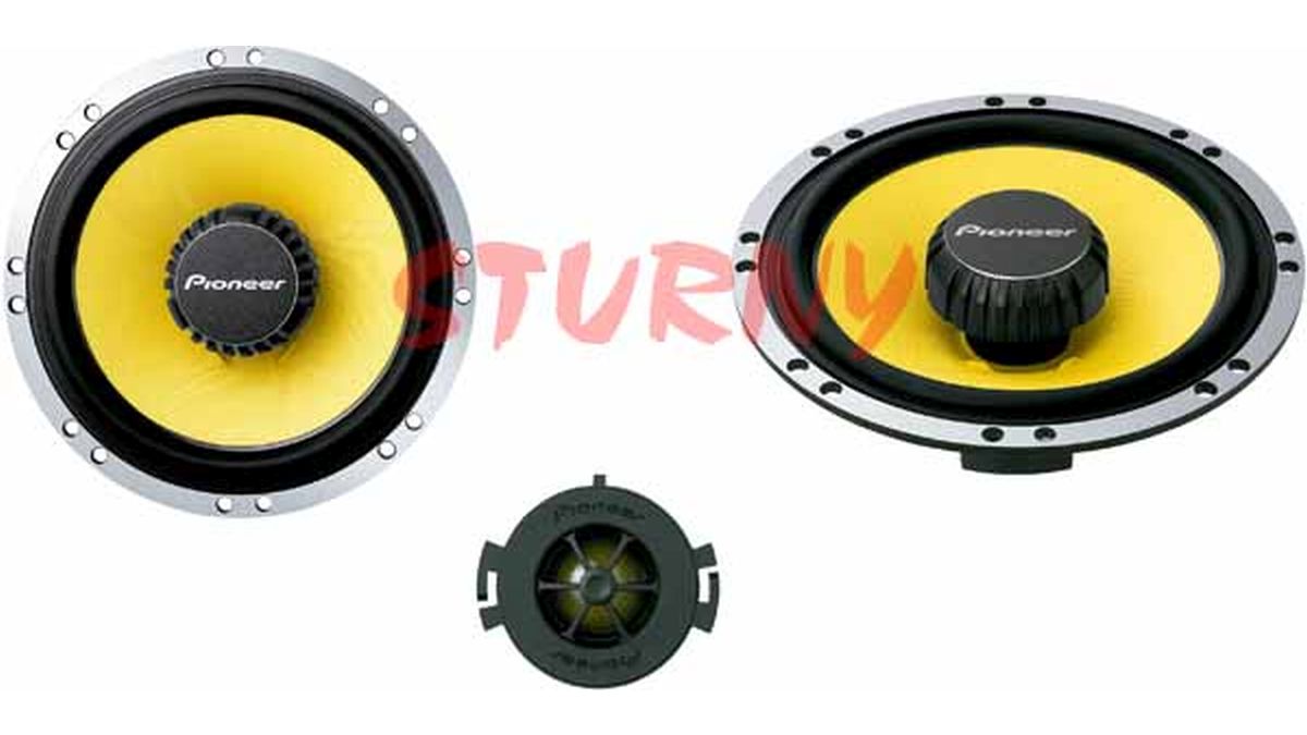 Pioneer TS-Peugeot-208 Haut-Parleurs 2 Voies Plug & Play 350W - Kit Audio Pour Peugeot 208 2012-2019