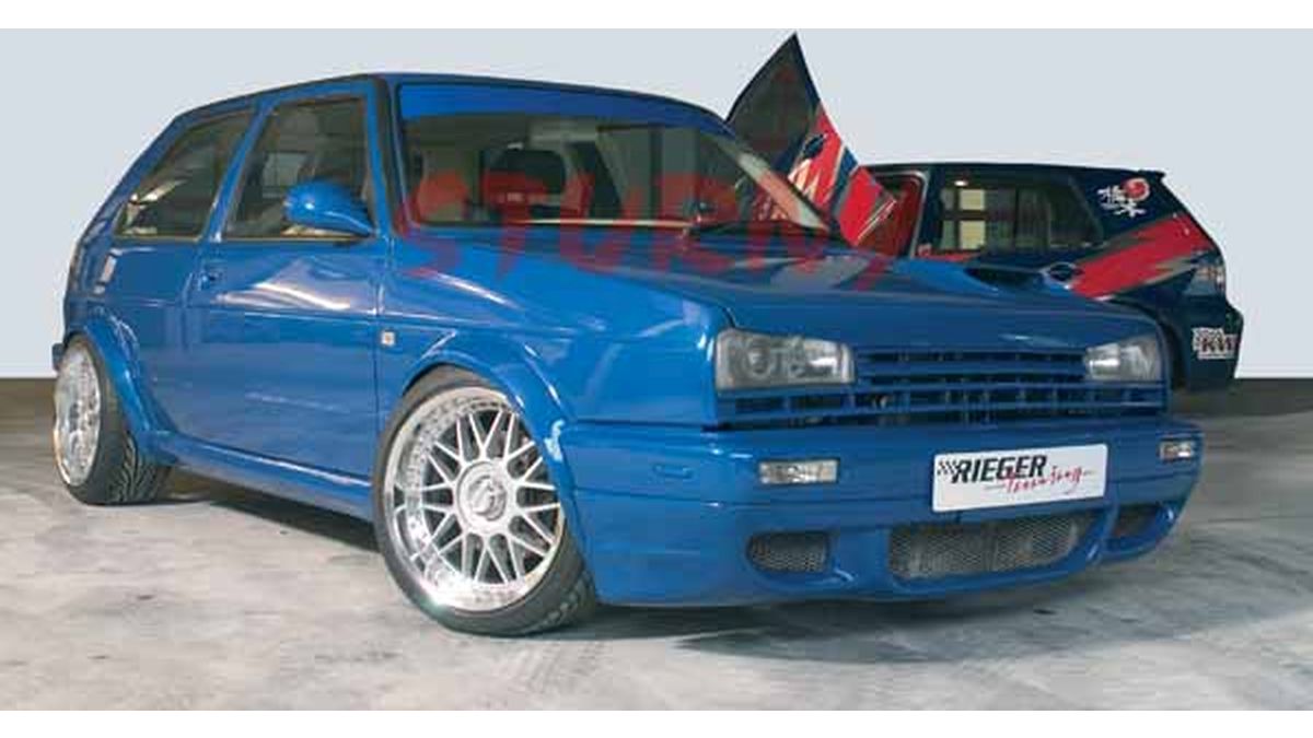 RIEGER Rajout AV RSS pour VW Golf 2 équipés de gros parechocs RIEGER Rajout AV RSS pour VW Golf 2 équipés de gros parechocs