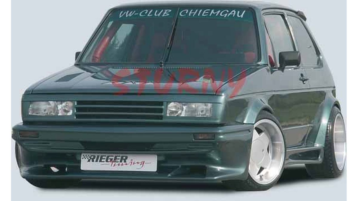 RIEGER Kit complet large GTB en GFK pour VW Golf 1