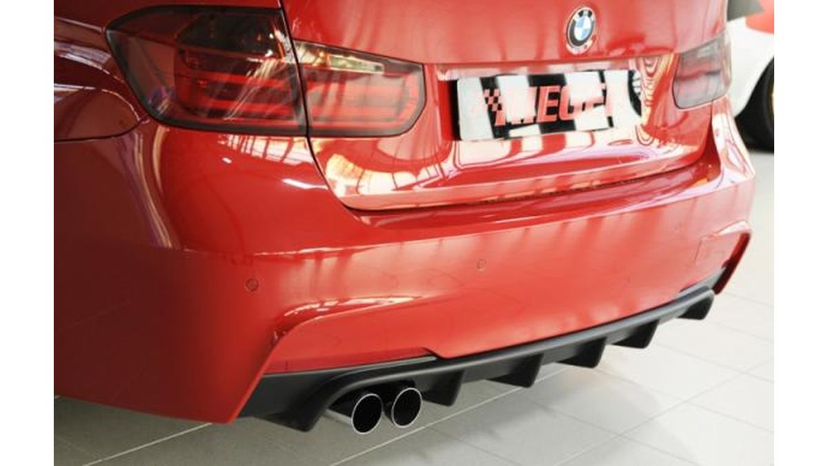 Kit Jupes Latérales (bas De Caisse) Pour BMW Série 3 F30 F31 2012-2018 - Noir Brillant ABS, 4 Pièces - 4