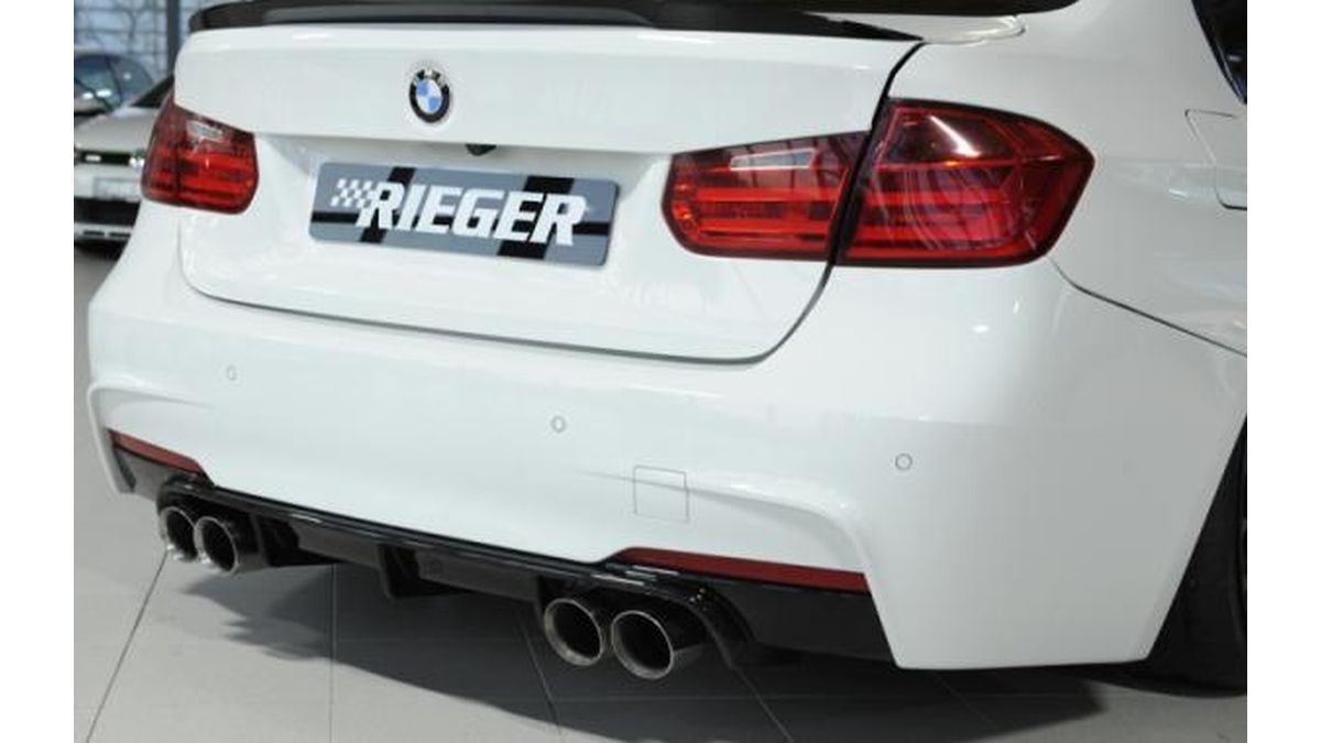 Kit Jupes Latérales (bas De Caisse) Pour BMW Série 3 F30 F31 2012-2018 - Noir Brillant ABS, 4 Pièces - 12