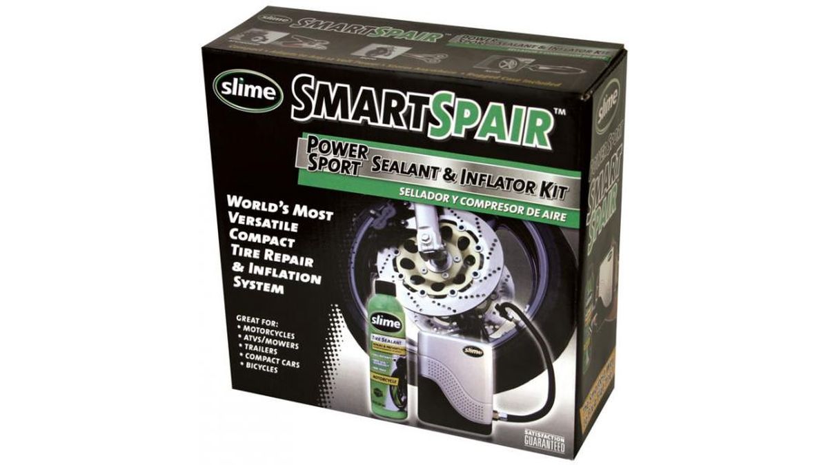 SLIME Kit anti-crevaison Smart-Repair pour moto