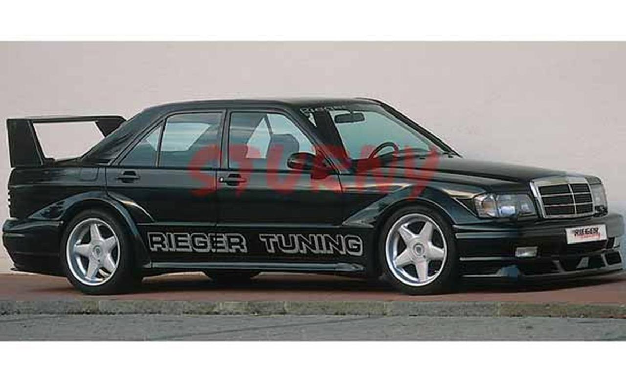 RIEGER TUNING Kit complet large EVO 3 en GFK pour Mercedes 190 W201