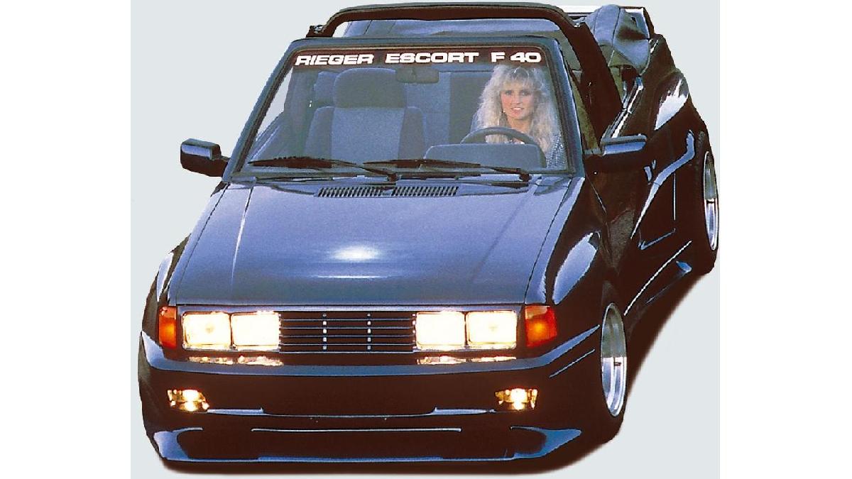 RIEGER+TUNING+Kit+complet+large+F40+en+GFK+pour+Ford+Escort+3%2F4