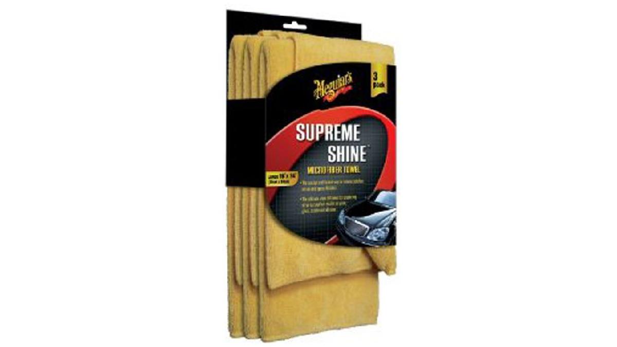 MEGUIAR%27S+Lot+de+3+Microfibres+Supreme+Shine+%28%C3%A9puisement%29