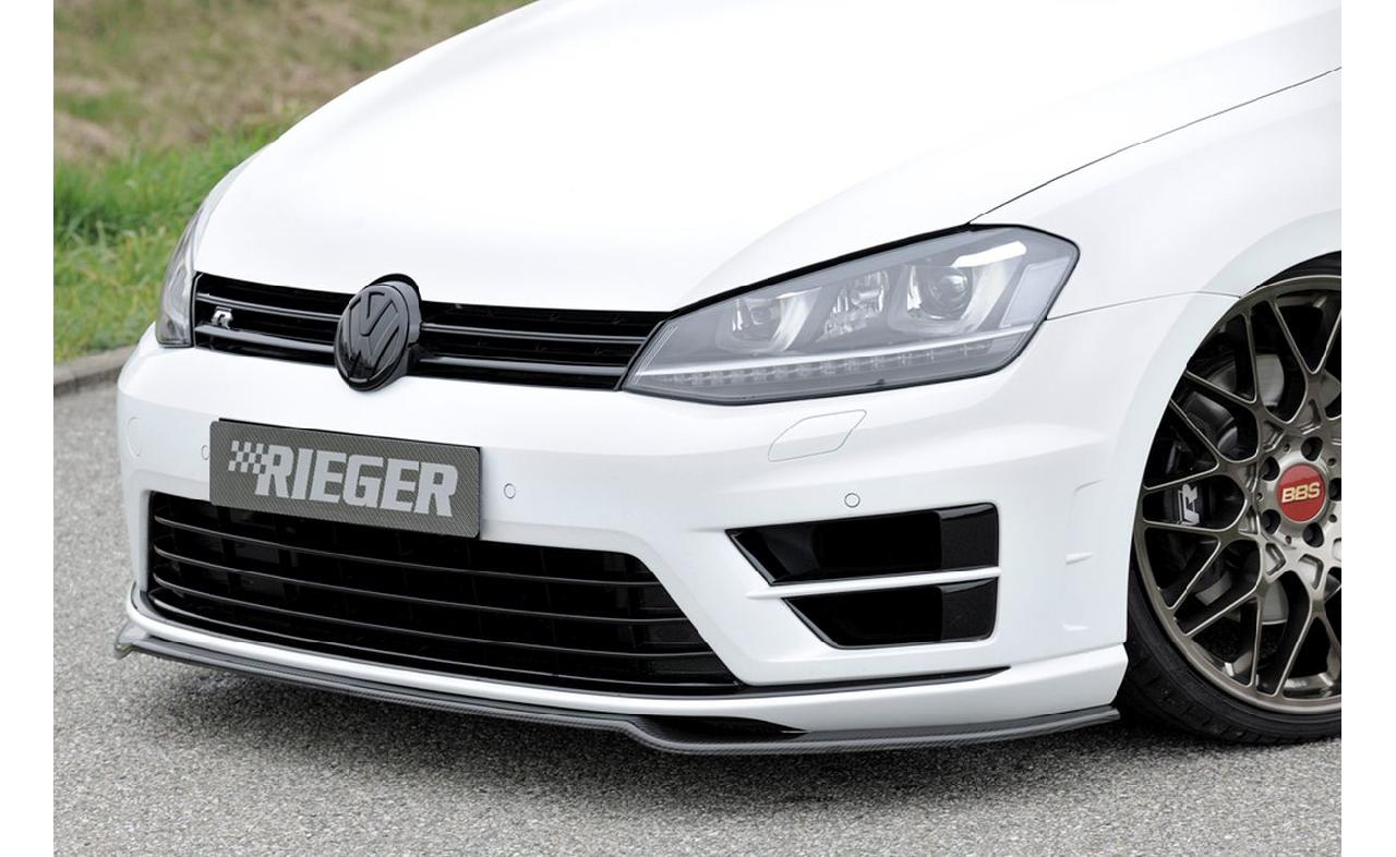 RIEGER TUNING Lame AV en carbone véritable pour VW Golf 7 R (12/13-12/16)