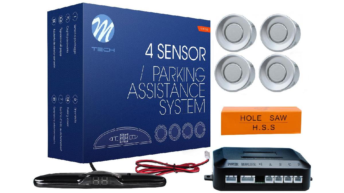 Capteurs+de+stationnement+CP24+22mm+buzzer+ARGENT