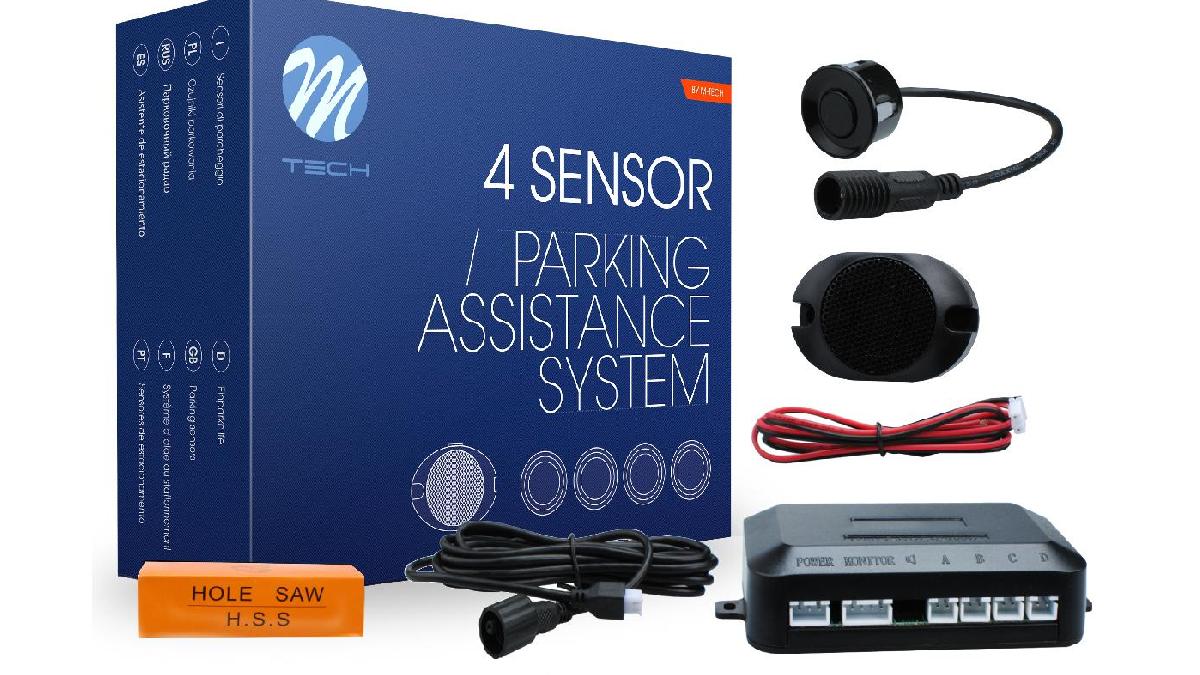 Capteurs+de+stationnement+CP6+buzzer+avec+connecteur+NOIR