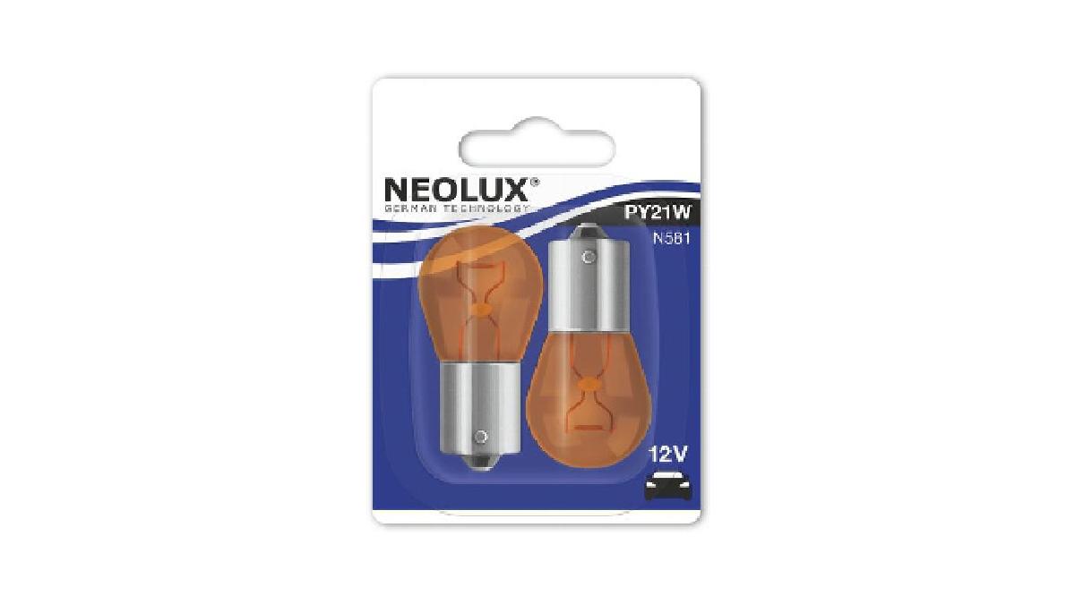 NEOLUX+BAU15s+12V+21W+PY21W+orange
