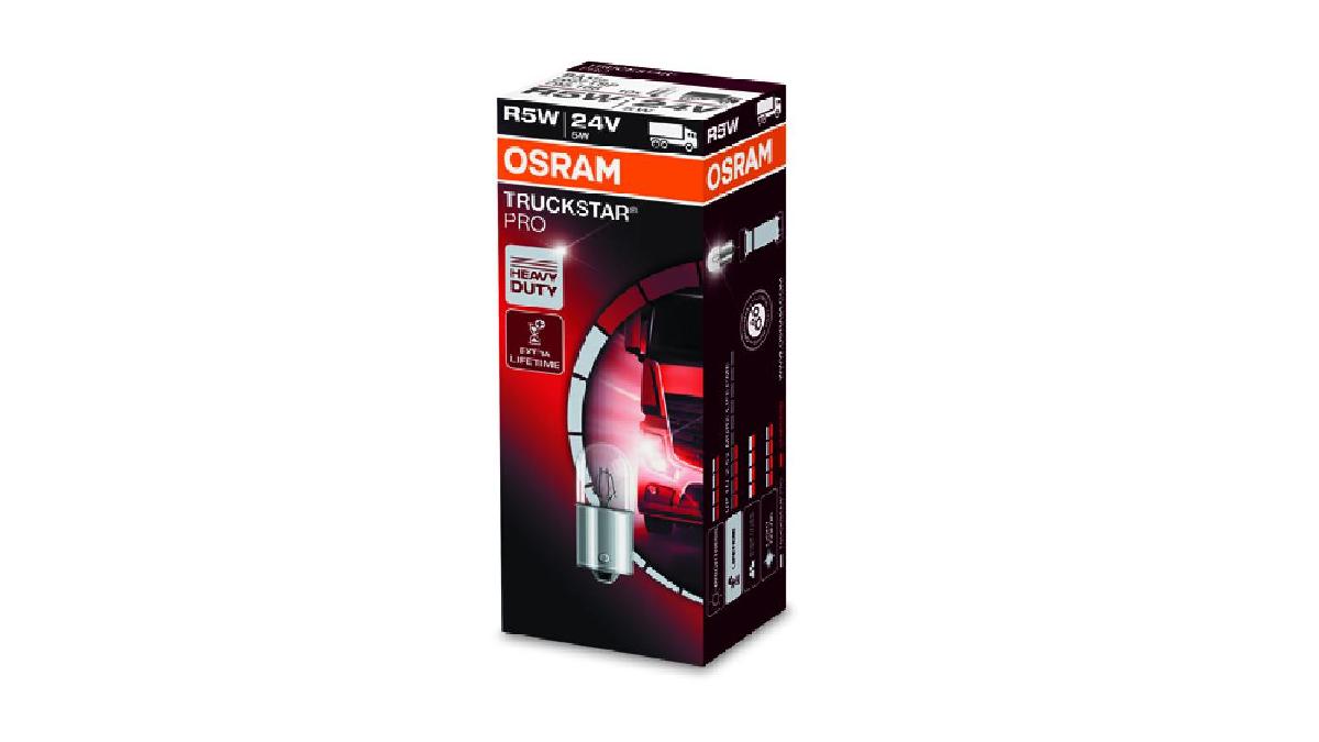 Halogen+OSRAM+TRUCKSTAR+PRO+%2B100%25+BA15s+5W+24V+R5W