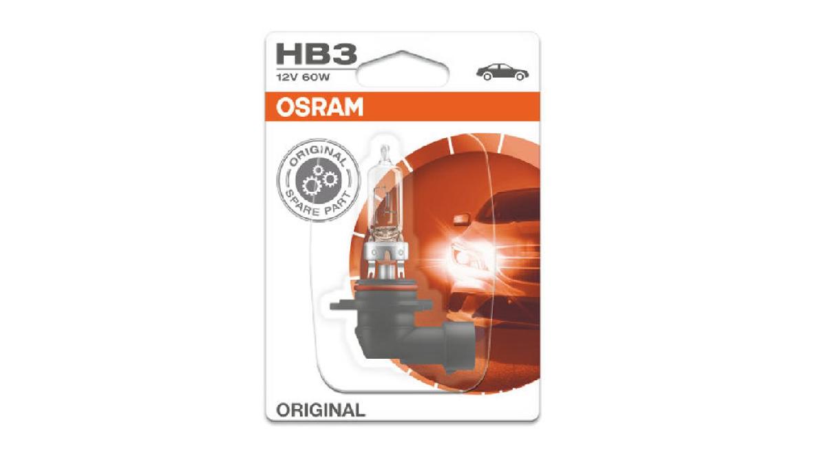 Halogen+OSRAM+P20d+9005+12V+60W+HB3
