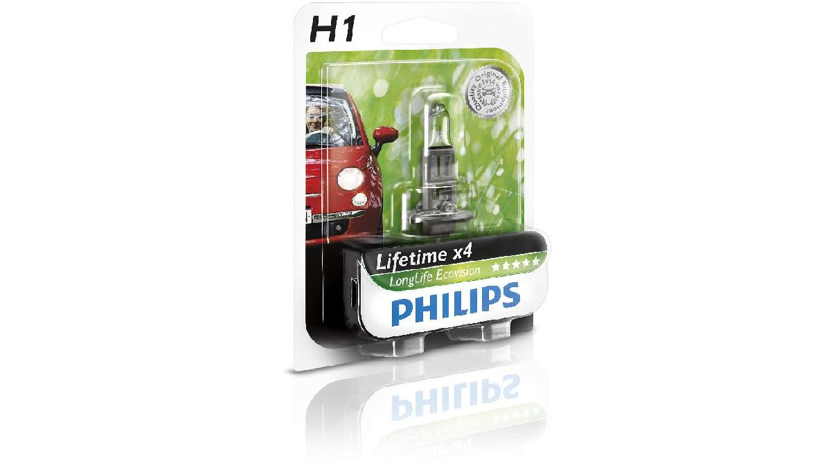 Philips+H1+LongLife+EcoVision+12V55W+P14%2C5s+B1