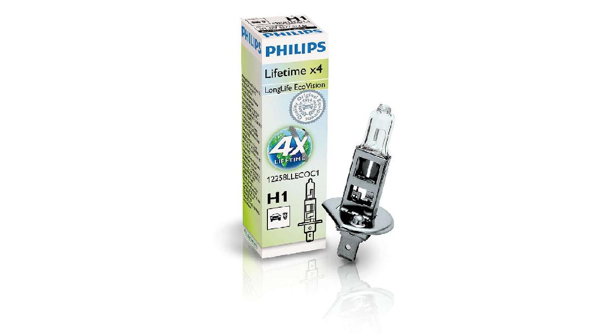 Philips+H1+LongLife+EcoVision+12V55W+P14%2C5s+C1