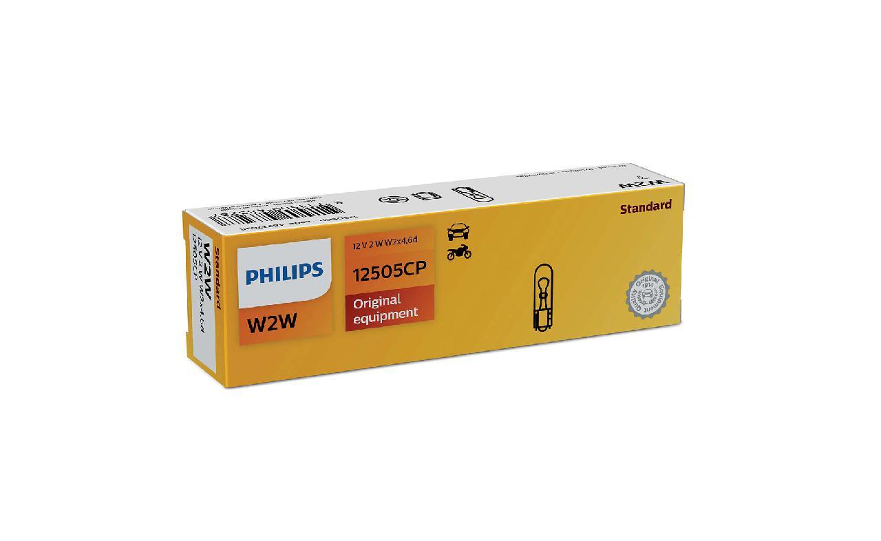 Ampoules PHILIPS T5 - Lot De 10 - 2,3W 12V - Pour Tableau De Bord Et Éclairage Véhicule