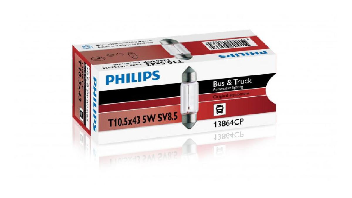Philips+Festoon+T10%2C5x43+5W+24V5W+SV8%2C5+CP