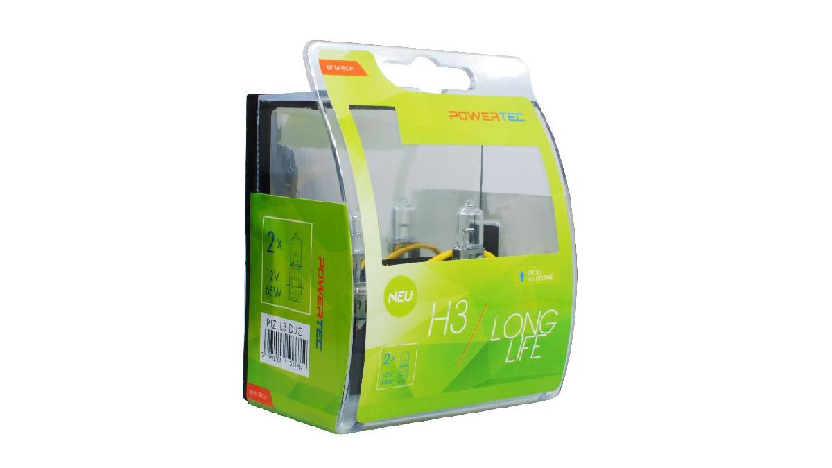 Ampoule+halog%C3%A8ne+Powertec+Long+Life+H3+12V+DUO