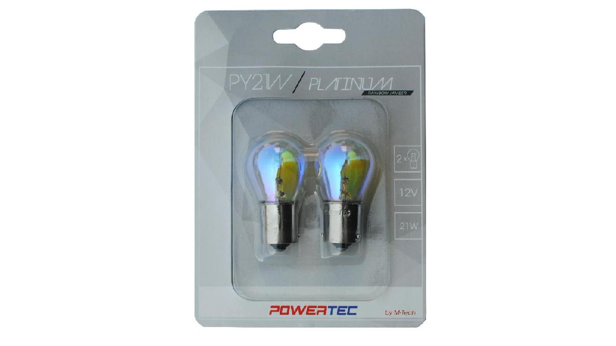 Ampoule+Powertec+Platinum+BAU15s+PY21W+S25+21W+12V+RAINBOW+Blister
