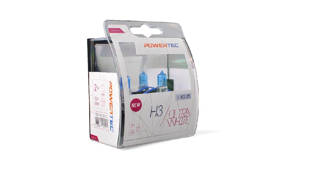 Ampoule+halog%C3%A8ne+Powertec+UltraWhite+H3+12V+DUO