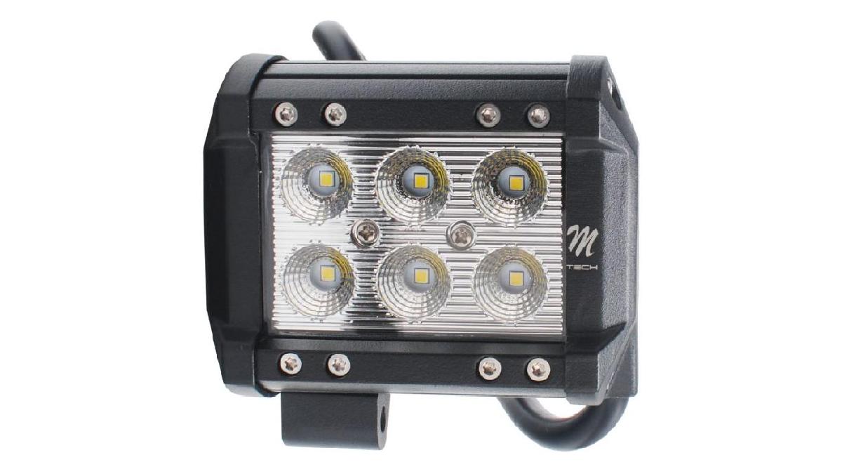 Lampe+de+travail+-+Light+bar+-+Double+Rang%C3%A9e+-+Pied+de+fixation+%2C+18W+4%22+Flood