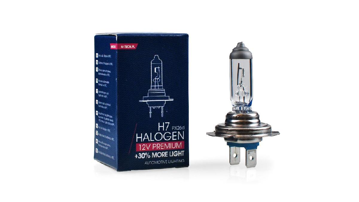 Ampoule+halog%C3%A8ne+M-Tech+Premium+H7+PX26d+55W+12V+E1