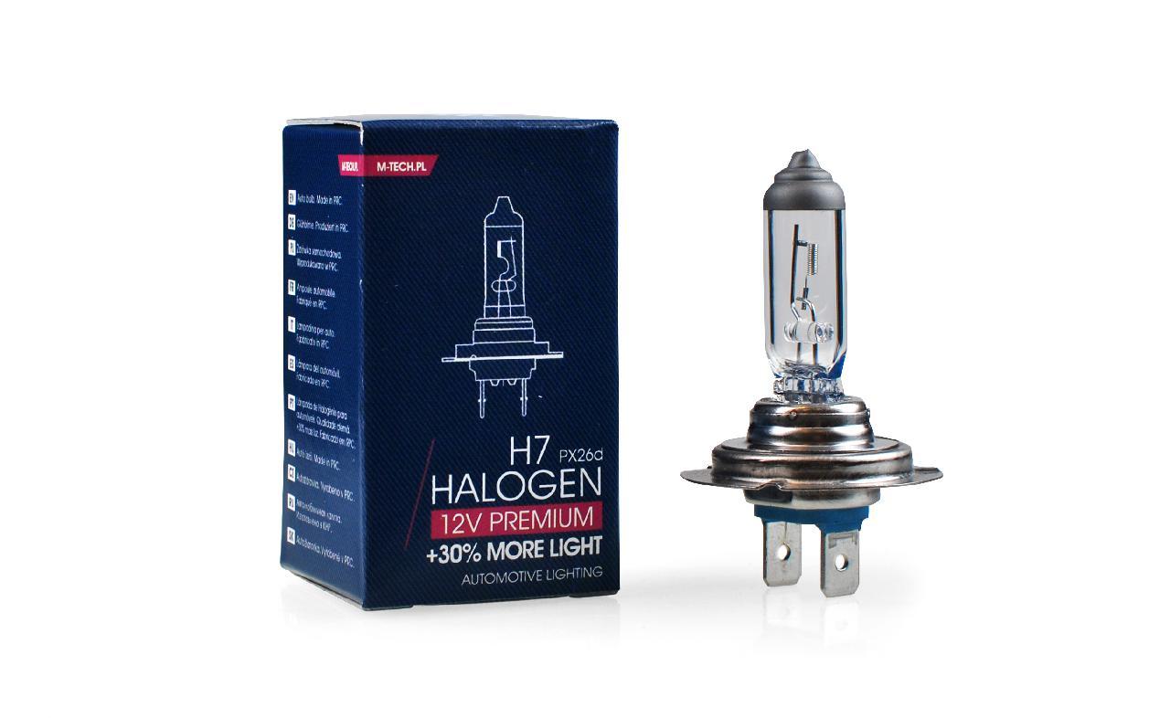 Ampoule halogène M-Tech Premium H7 PX26d 55W 12V E1 (Z107)