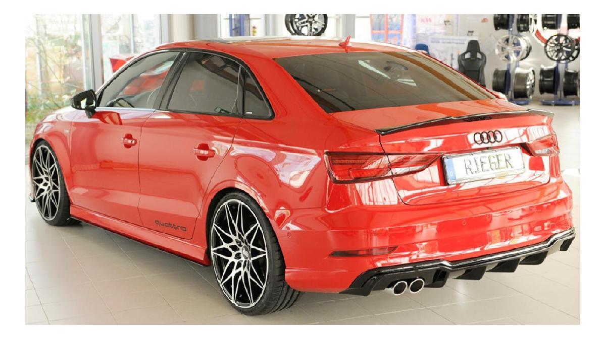 RIEGER+TUNING+Diffuseur+AR+en+ABS%2Fnoir+brillant+pour+AUDI+A3+S-line+%288V%29+Facelift+%282016-%29+Limousine%2FCabriolet