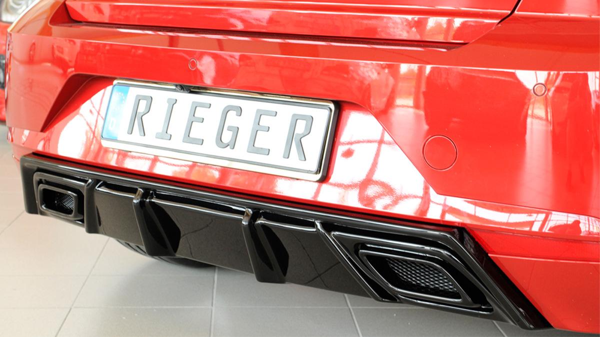 RIEGER+TUNING+Diffuseur+AR+en+ABS%2Fnoir+brillant+pour+SEAT+Ibiza+%28KJ%2FKL1%29+incl.+FR+%282017-%29+avec+%C3%A9chappement+d%27origine