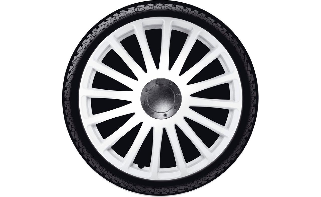 AUTO-STYLE Enjoliveurs Florida 13 Pouces Argent - Set De 4 - Look Sportif Instantané