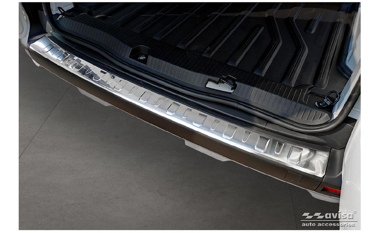 Protection de seuil arrière inox sur mesure pour Renault Kangoo & Nissan  Townstar 2021- 'Ribs' AVISA (AV 235798)