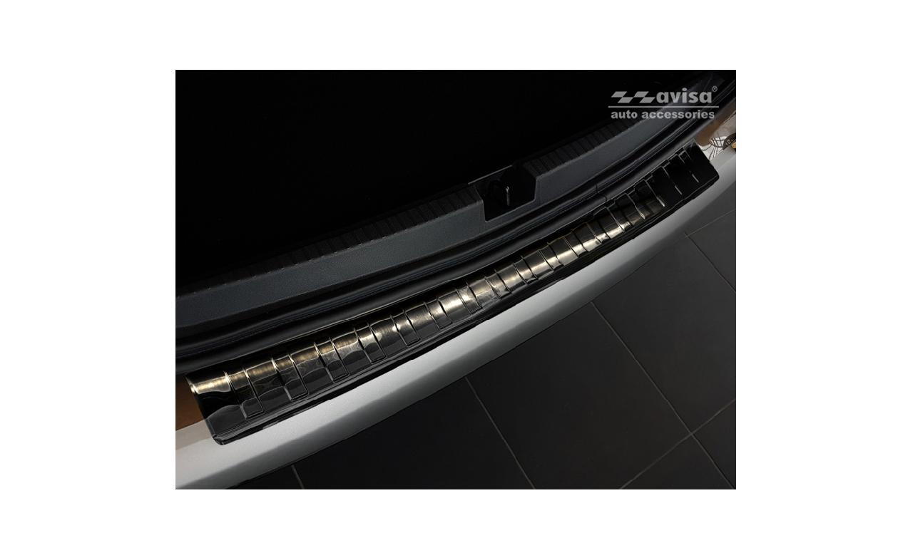 Protections De Seuil De Porte Pour Peugeot Rifter I (2018+) | Acier Inox Brossé | 4 Pièces Adhésives | Anti-Rayures