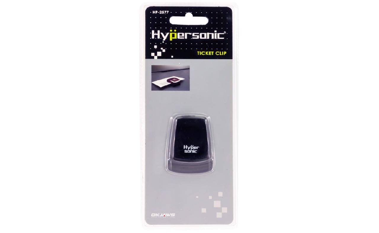 Hypersonic - Support Pare-brise Universel Pour Tickets Et Cartes - Lot De 2 - Adhésif 3M Transparent