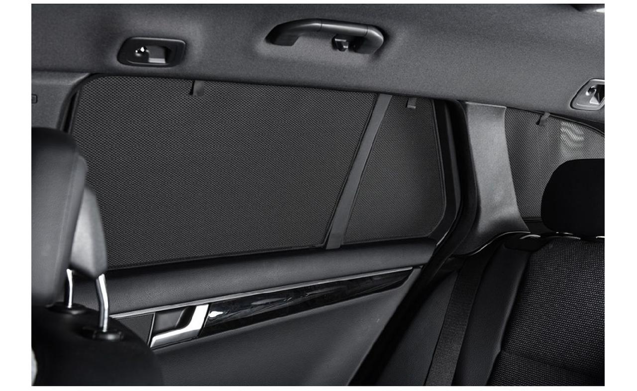 Pare-Soleil Sur Mesure Pour Kia EV6 2021+ - Portes Arrière - 2 Pièces Noir - Protection Soleil Et Insectes