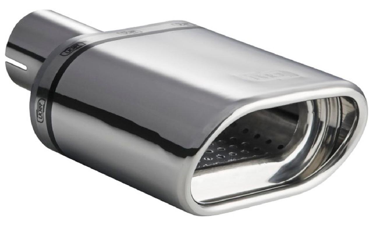 02193 AMiO MT 007BC Embout d'échappement 90 mm, rond, ovale, Acier