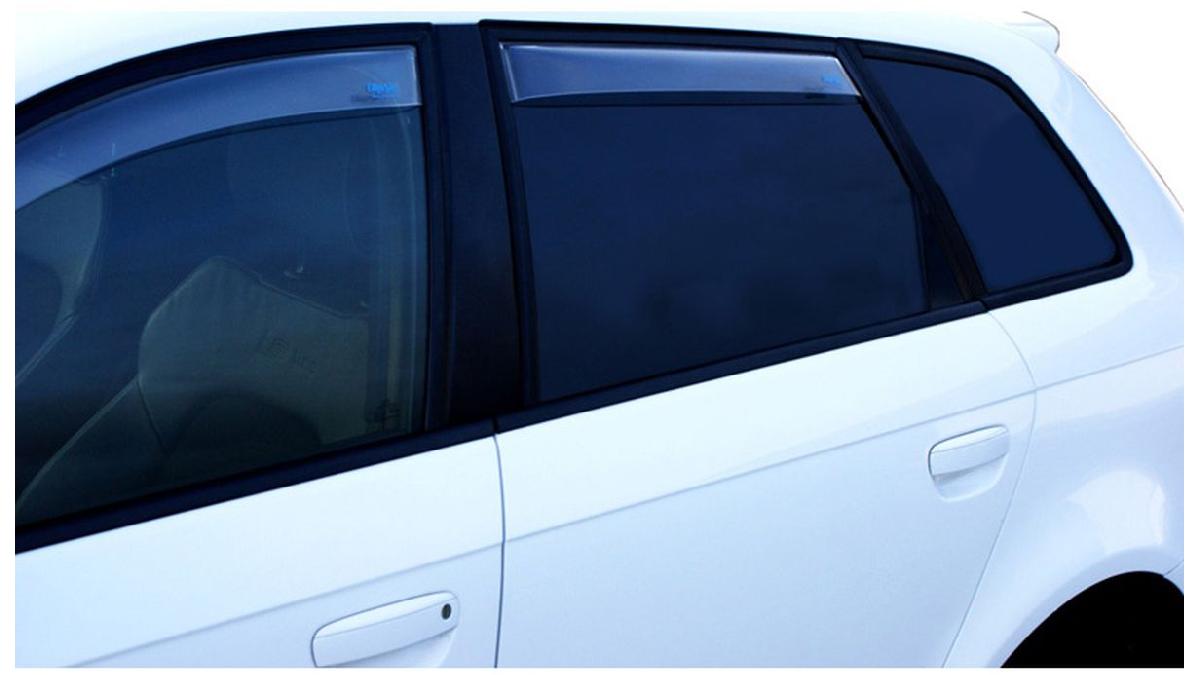 Déflecteurs D’air ClimAir Noirs Pour Honda Jazz 5 Portes (2001-2008) – Avant – Verre Acrylique – Anti-pluie & Meilleure Aération