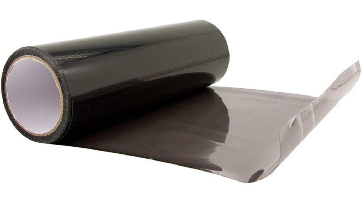 Film vinylique autocollant en rouleau, 152X20 CM, noir brillant